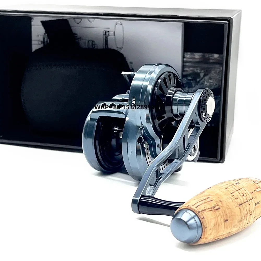 

Top1 Metal Ocean Fishing Overhead Reel Max Drag 30kg Carretihad de Pesca Traditional Slow Jump Wheel Salt Water Fishing