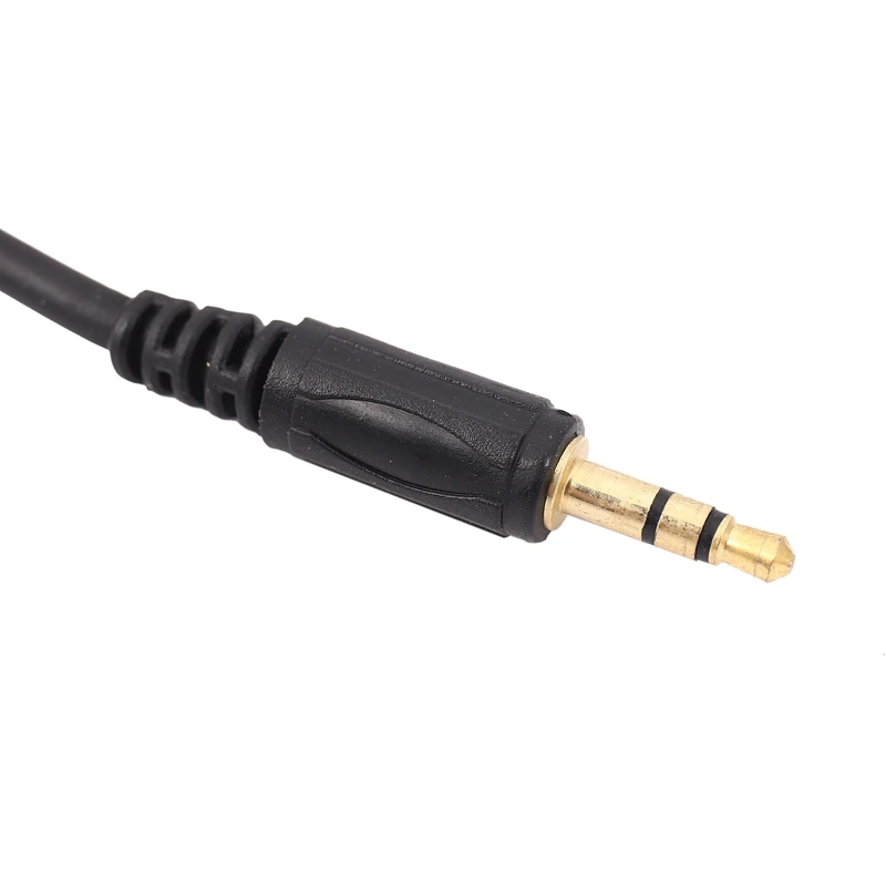 2X Car 3.5Mm AUX Input Adapter Audio Cable Mini Jack AUX 8-Pin M-BUS CD Changer Cable For Alpine Gold Plug