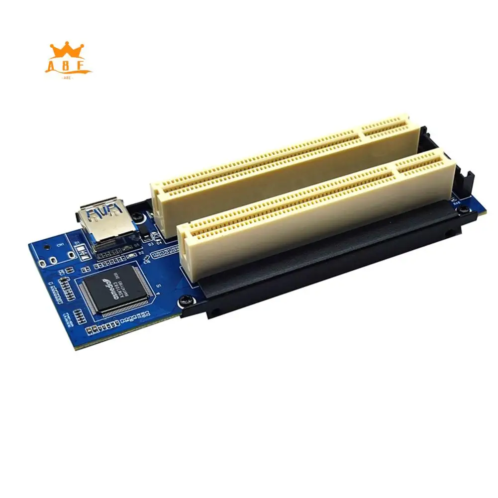 

A08E-1 Set PCI-E To Dual PCI Expansion Card Adapter Golden Tax Card Sound Card Parallel Card
