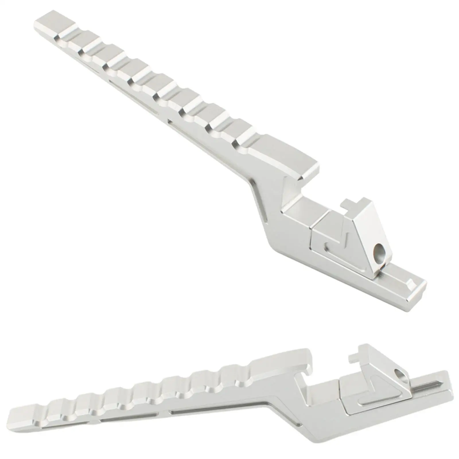 Versatile Aluminum Alloy Rear Passenger Footrests Universal Motorbike Foot Pegs Spare Parts Mount for Urban Riding