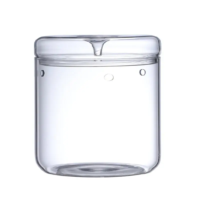 ABGG-2X Micro-Landscape Glass Terrarium With Dew Collection Cover,Bonsai Vase Glass Microscopic Landscape Ecological Bottle S