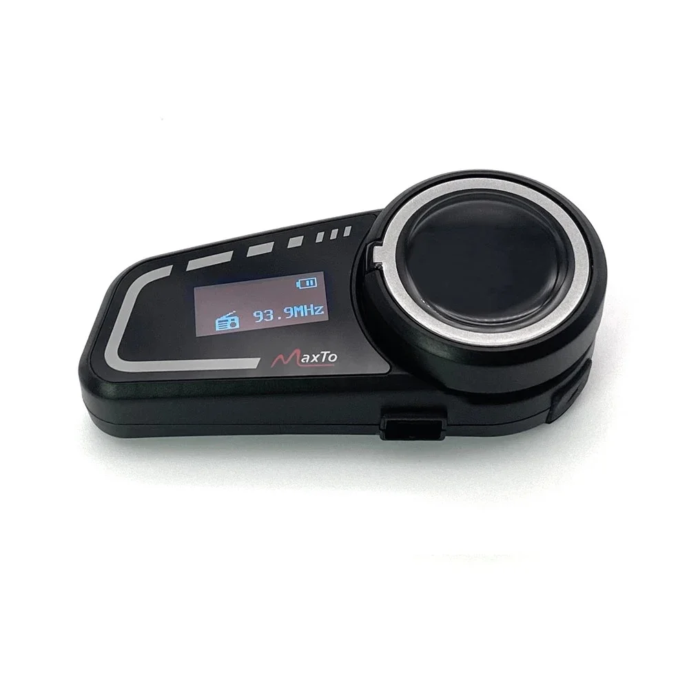 M2c Motorcycle Helmet Bluetooth Intercom Headset With LCD Display