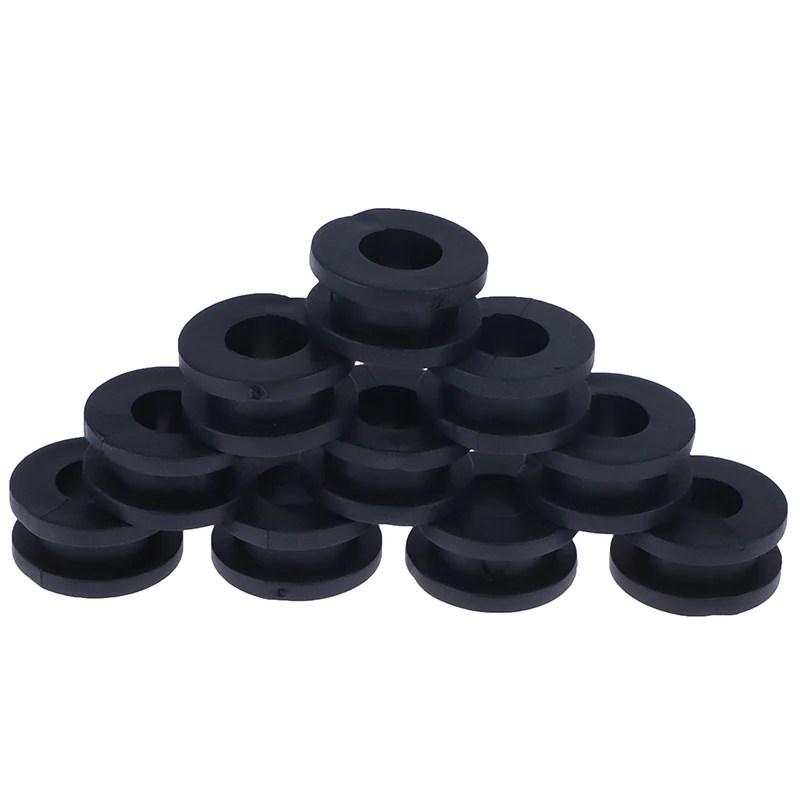 High Quality 10Pcs/set Motorcycle Side Cover Rubber Grommets Gasket Fairings Motorcycle Accessories 18*10*9mm