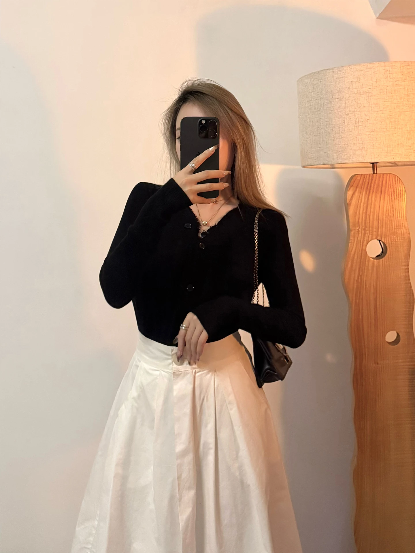 

Женский вязаный свитер с V-образным вырезом и пуговицами, облегающий, сексуальный, из смесового хлопка, с длинными рукавами