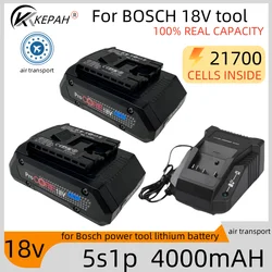 18V 4000mAH ProCORE replacement battery, for Bosch 18V cordless tools BAT609 BAT618 GBA18V 21700 high power 5C power cell