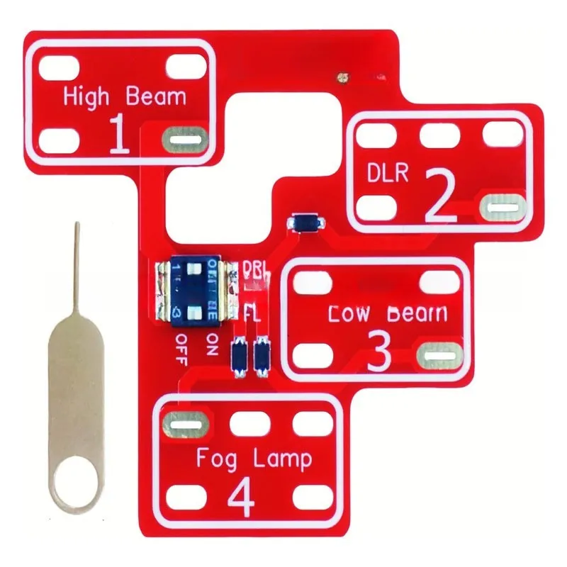 Vehicle Lamp Function Control Board 6-8 Modes PCB For 2003-2007 For Chevy For Silverado For Sierra GMT800 Headlight Fog Light
