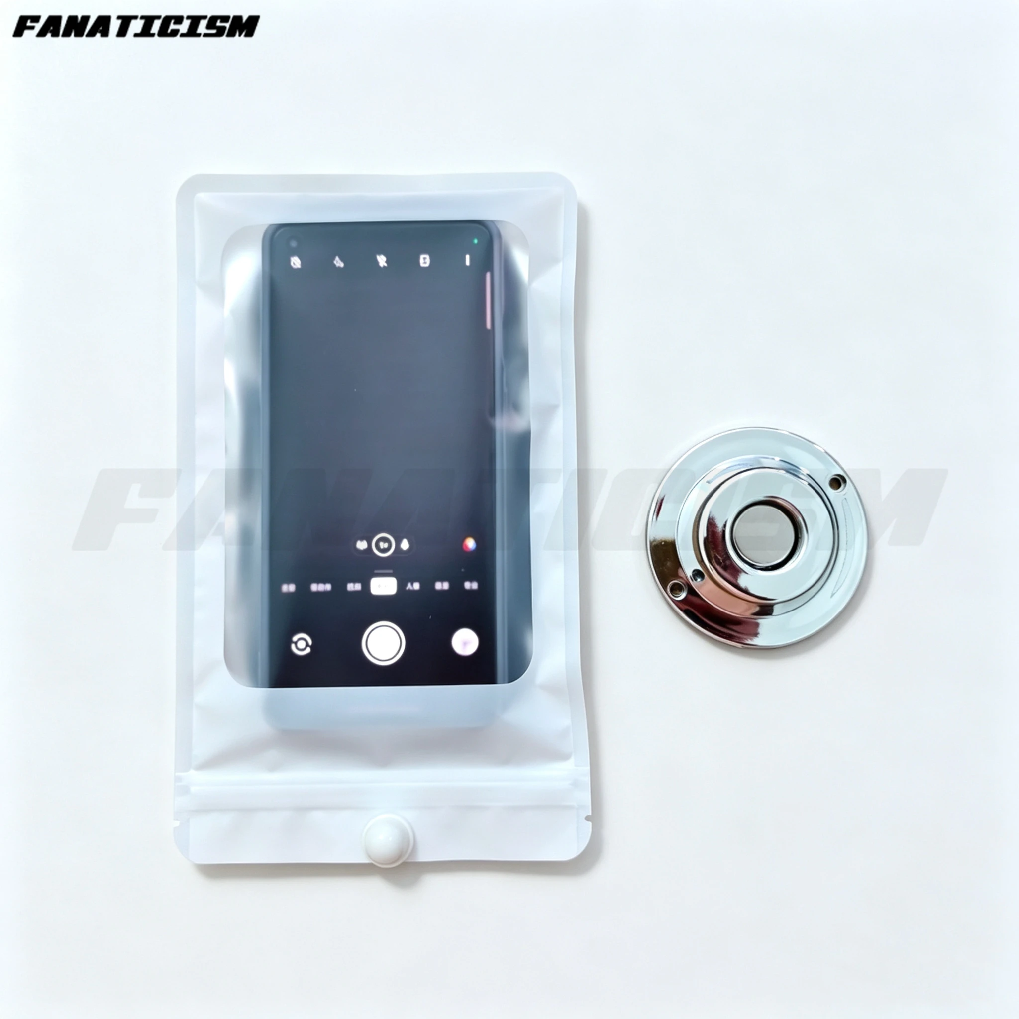 100Sets Reusab Anti-camera Phone Bag No Photography Allowed Phone Bag White Security Phone Pouch For Muslim Wedding ACPG0026-2-W