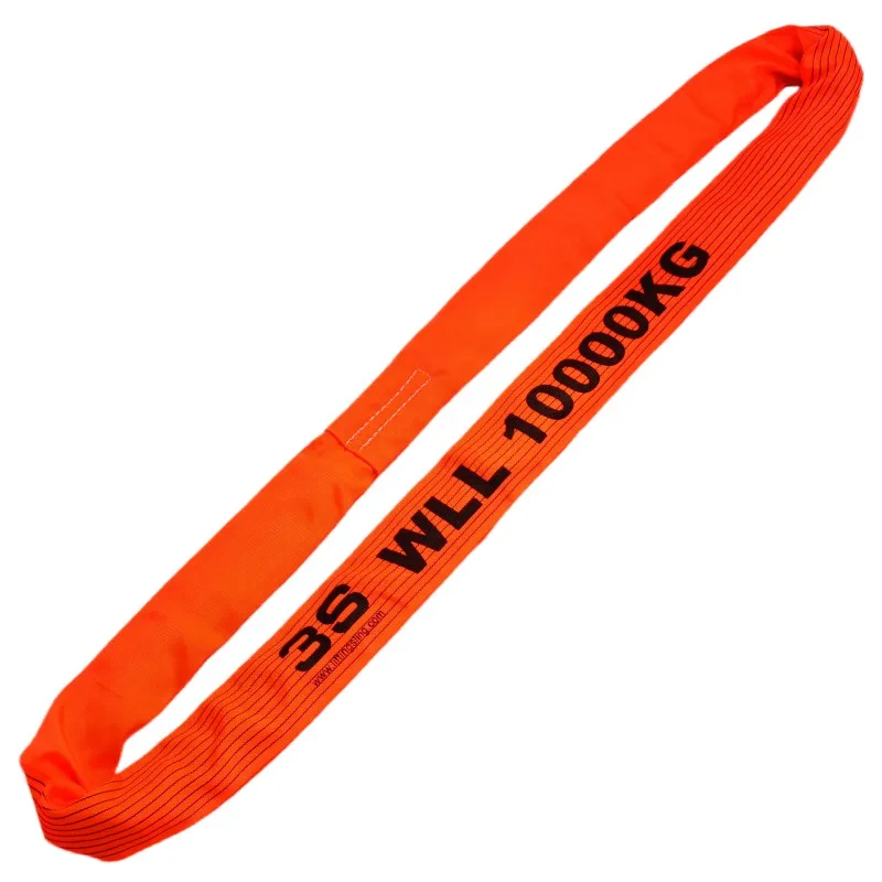 EN1492-2 10 Ton Polyester Lifting Sling With TUV CE GS, ISO9001 Certificate