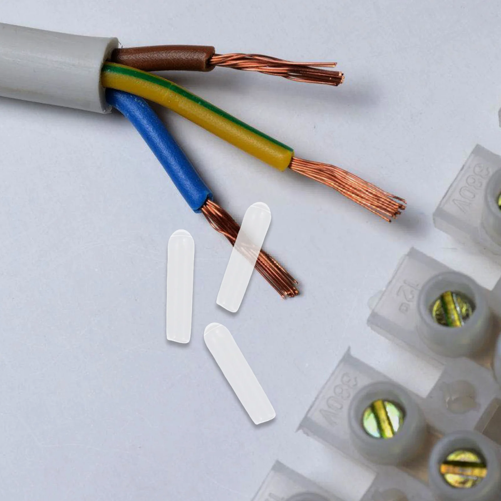 

100pcs Plastic Round End Caps Plastic End Caps Screw Thread Protectors Bolt Covers For Screws Wood Floors Kitchen