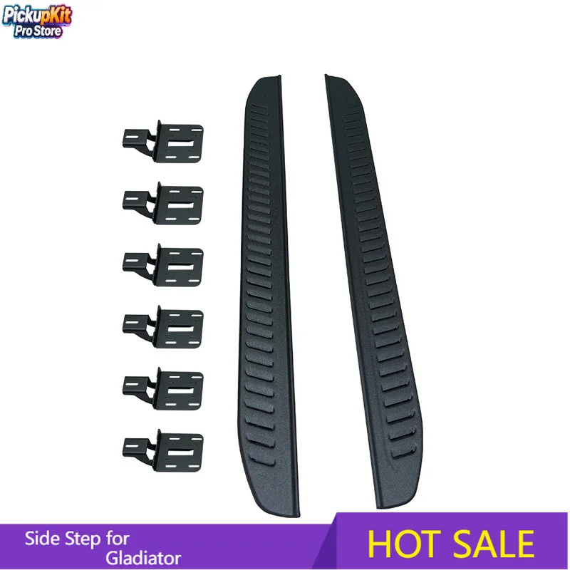 

Горячая распродажа: стальные боковые подножки для пикапов Gladiator 2018-2023