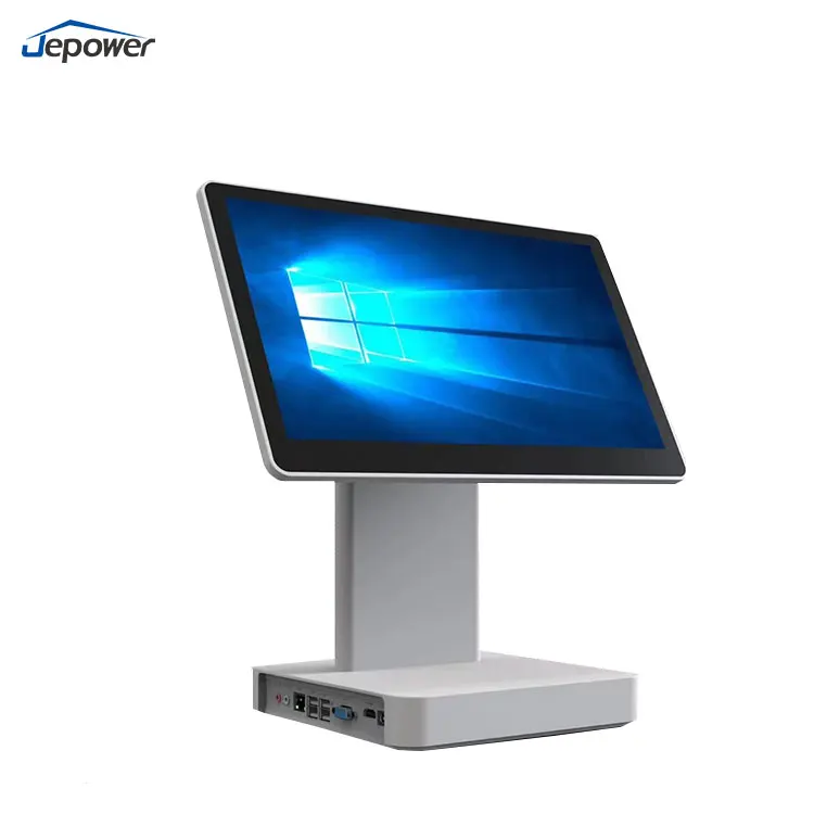 All-in-One 15.6 Inch Touch Screen POS System 4+64GB Capacitive Windows Billing Machine DDR3 RAM LCD for Business Cash Management