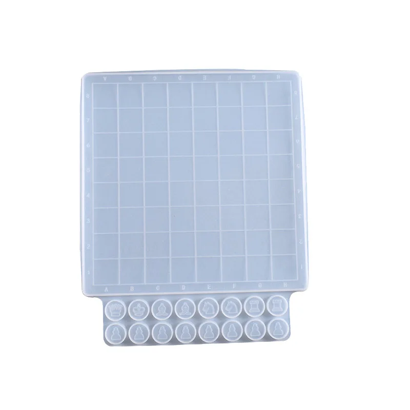

DIY Crystal Epoxy Mold Fun Chess Game Silicone Mold