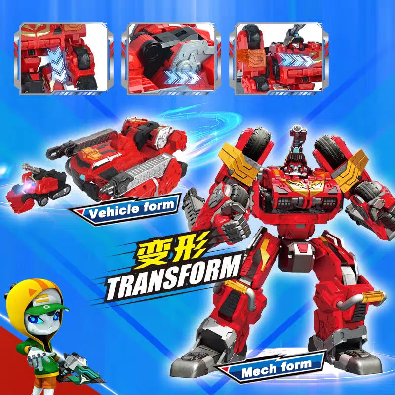 9.4 ''/24 センチメートル Tuobao 変換複合フィギュアセット 2-in-1 トランスフォーマーロボット玩具プラモデル収集版子供のギフト