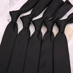 Linbaiway Mens Polyester Classic Printed Neckties Gentlemen Gravatas Slim Jacquard Neck Ties for Wedding Shirt Accessories