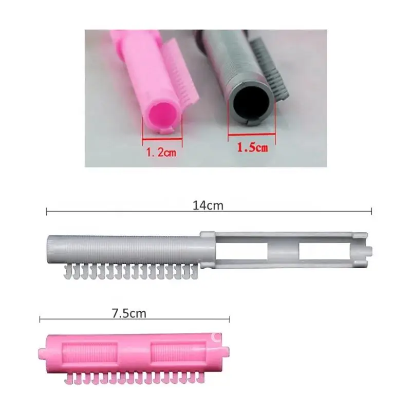 25pcs/Box Eco-friendly Hair Fluffy Plastic Curling Roller Wave Salon Hair For Accessories Hair Styling Root Perm Rods