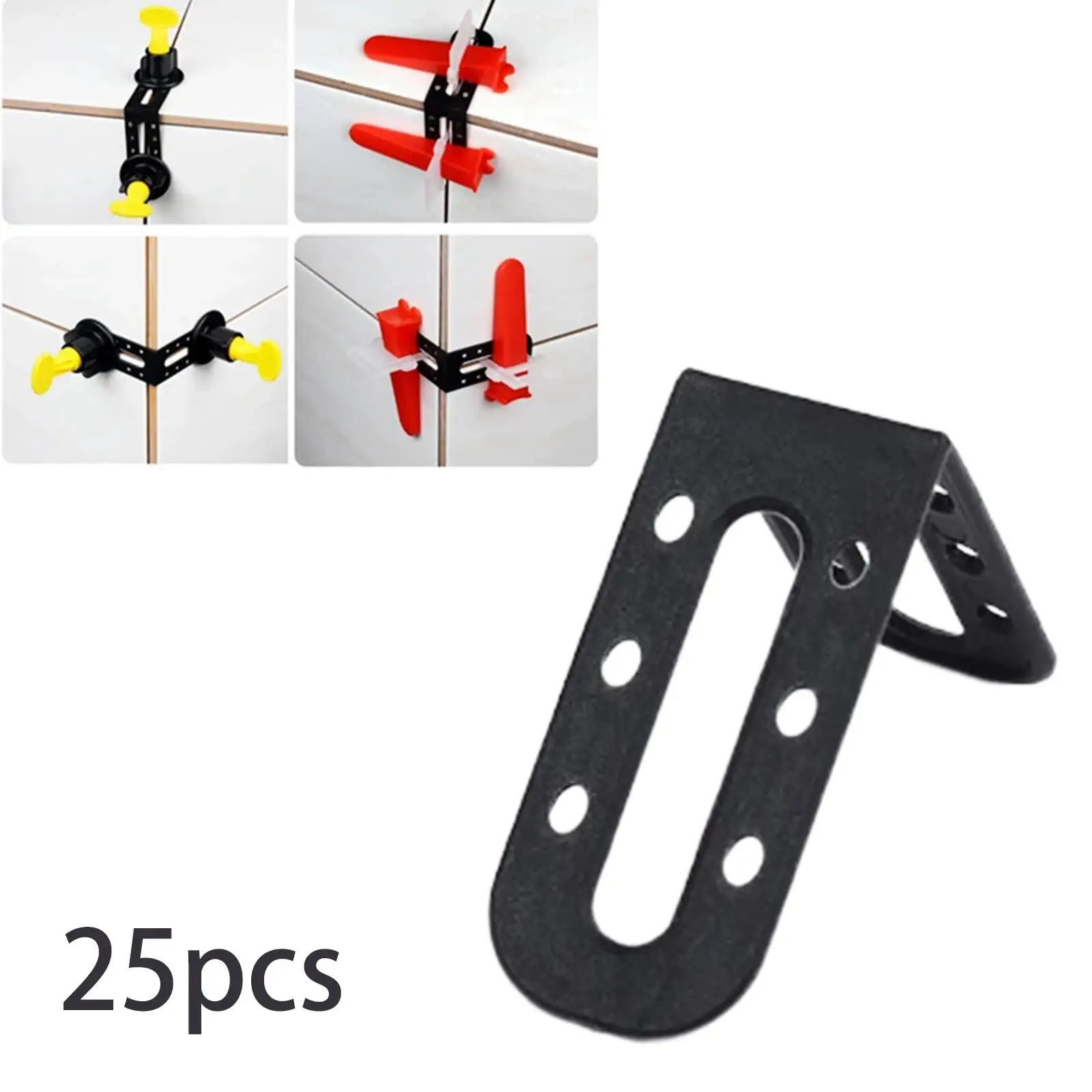 

25 шт., мужские инструменты для выравнивания угла, клинья уровня, прокладки для плитки, можно использовать с прокладками для выравнивания плитки, наборы систем выравнивания плитки