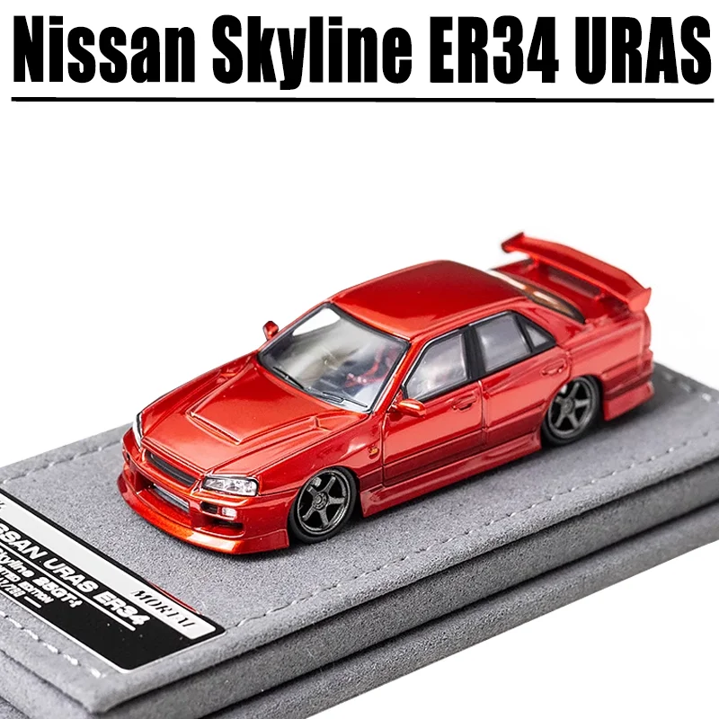 

Mortal Scale 1/64 Nissan Skyline ER34 URAS Alloy Toy Motor Vehicle Diecast Metal Model Gifts