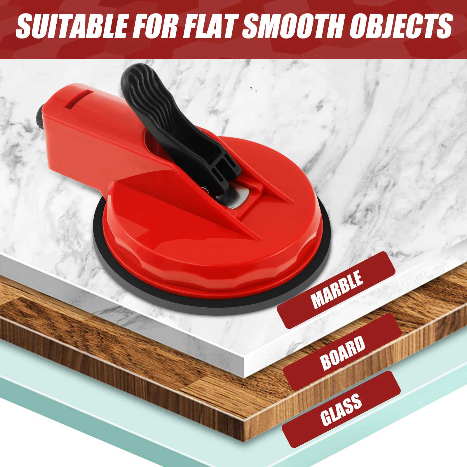 Tile Leveling Suction Cup Rock Slab Joint Adjustment  Tile Leveler Suction Cup Marble Leveler Slab Seam Adjuster Stone Lift