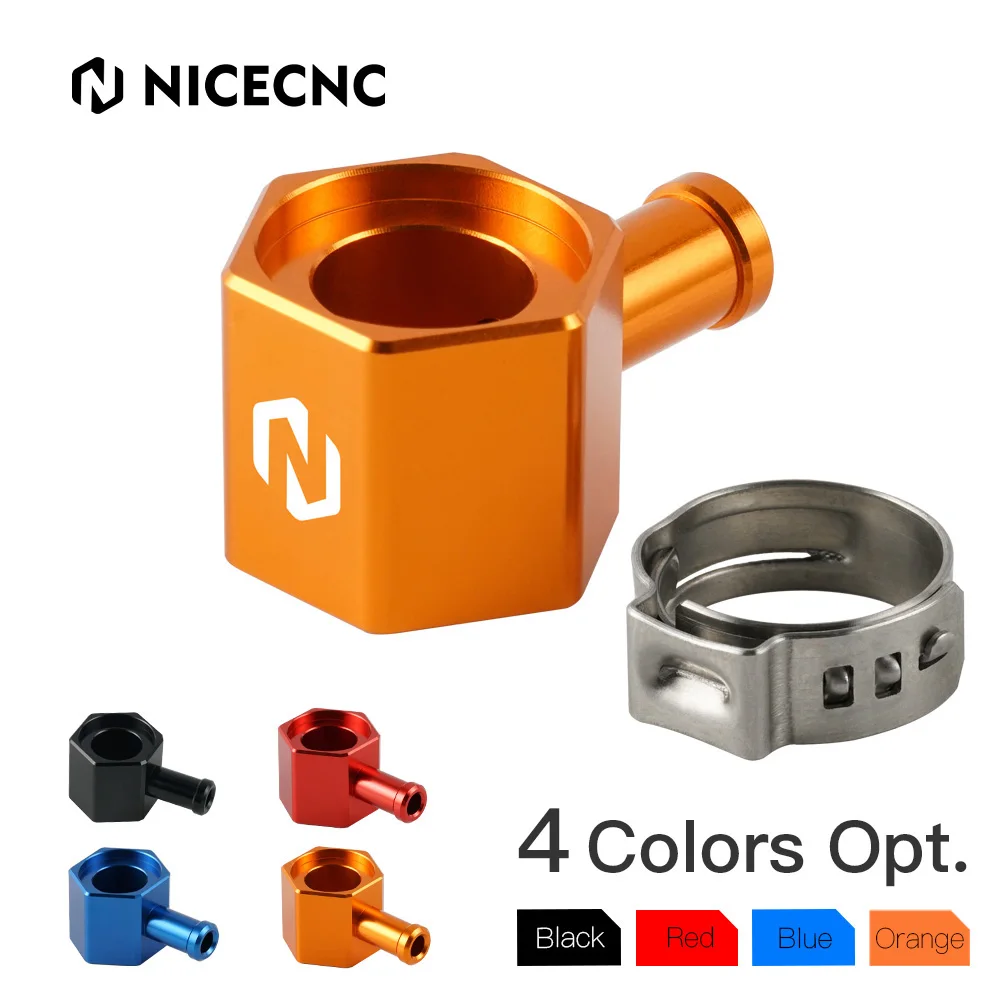 

NICECNC Motocross Fuel Line Tank Connector Connection For KTM 250 300 EXC XCW XC TPi 2020-2022 350 500 EXCF 250 SXF Blue Orange