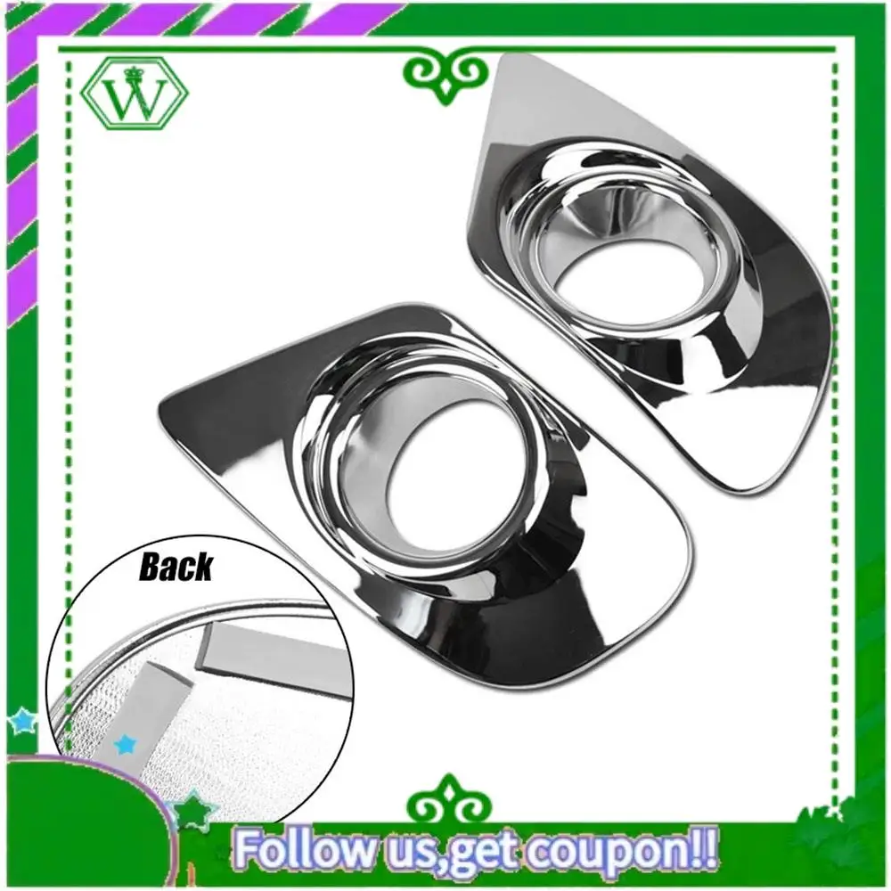 

AC34-Car Chrome Front Rear Fog Light Covertrim For Dodge Journey Fiat Freemont 2011 - 2018