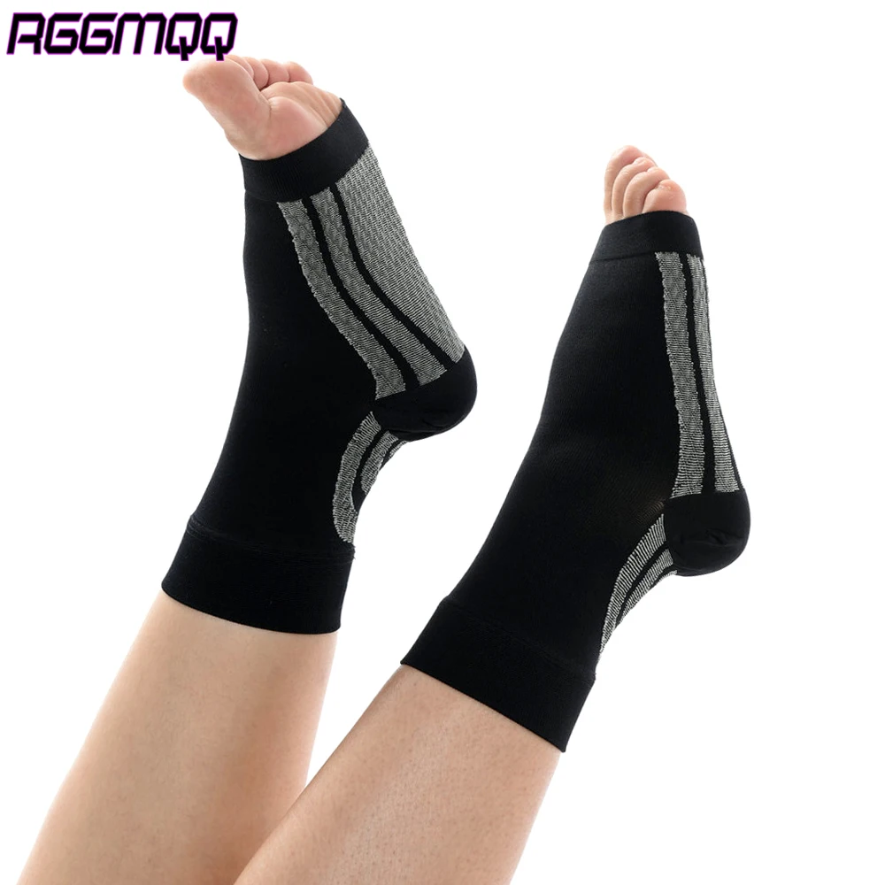 1 Paar Plantarfasziitis-Kompressionssocken für Damen und Herren – beste Knöchel-Kompressionshülse, Nano-Brace für den täglichen Gebrauch, Fußgewölbeunterstützung
