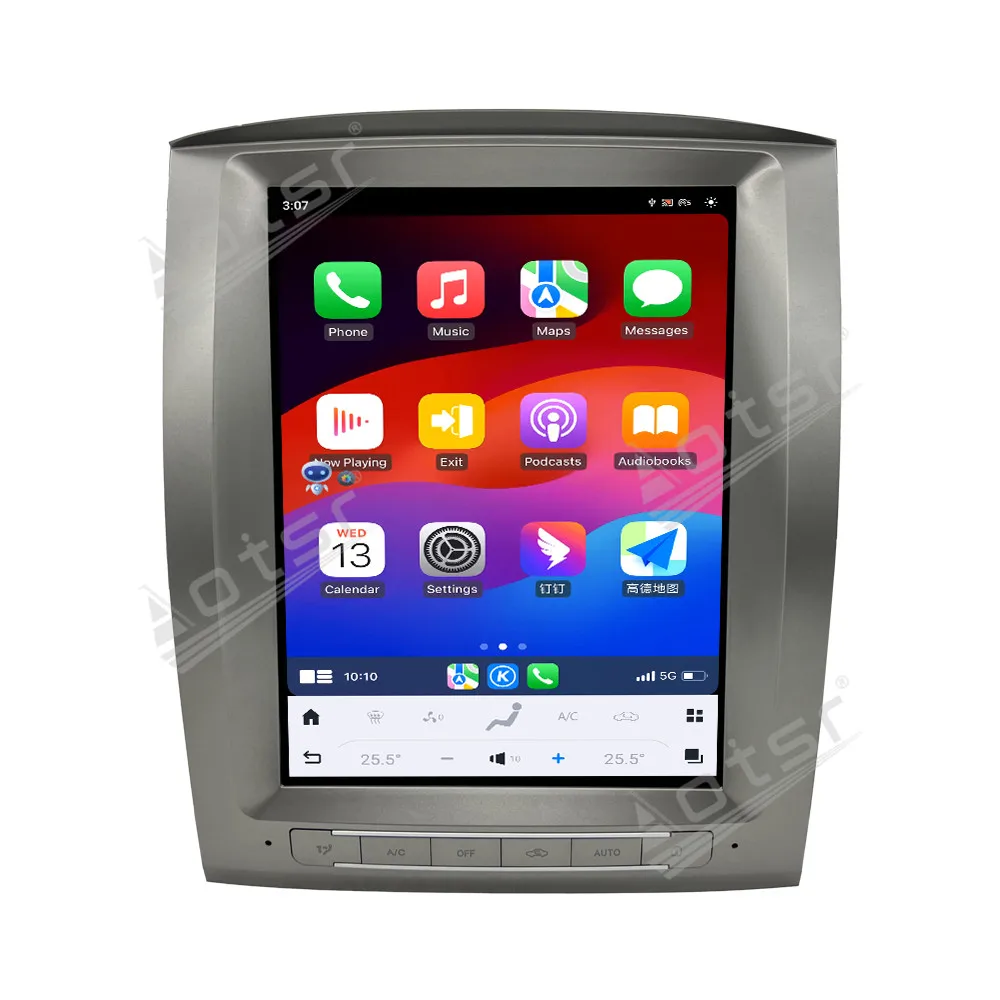 

12,1-дюймовый Android 13 для Toyota Land Cruiser LC100 2004-2007, GPS-навигация, Carplay, автомобильный радиоприемник, HD сенсорный экран, стерео, автоматическая головка