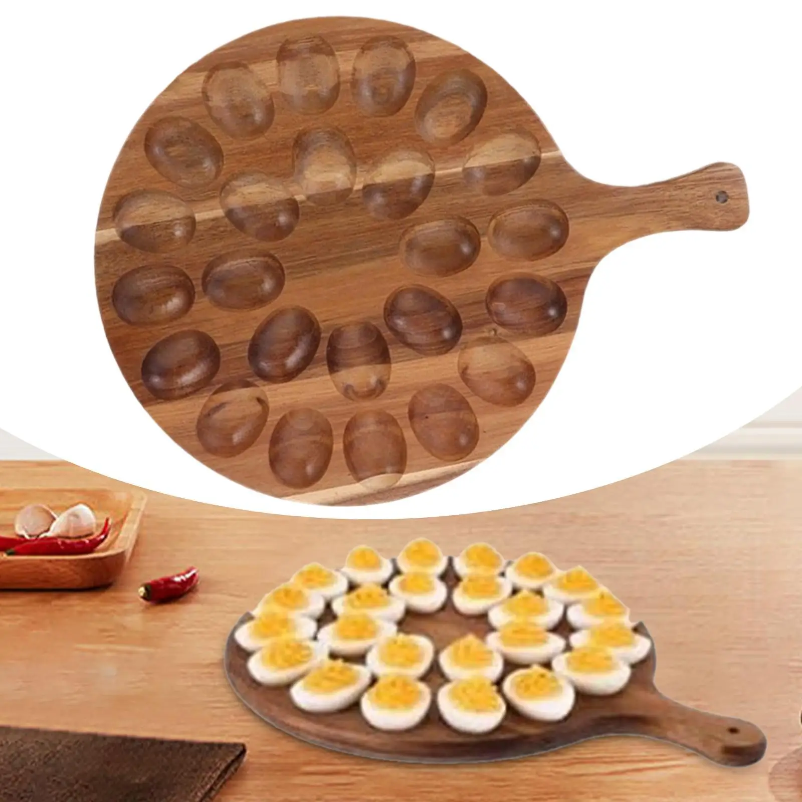 Deviled Egg Platter Deviled Egg Tray Container for Events Parties Christmas