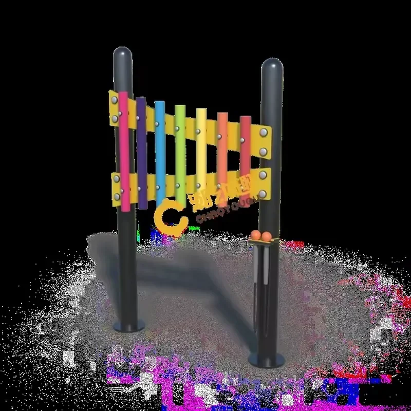 Outdoor Musical Instruments for Kids Playground Percussion Set Durable Steel Drum Chime Bell Educational Toy for Children