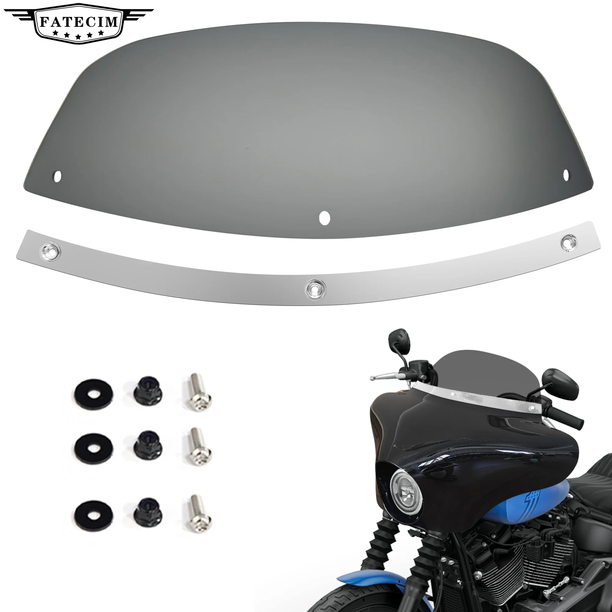 Batwing-Verkleidung Road King, nur Windschutzscheibe für Harley Touring Road King FLHR 1994–2023, Road King Special FLHRXS 2017–2025