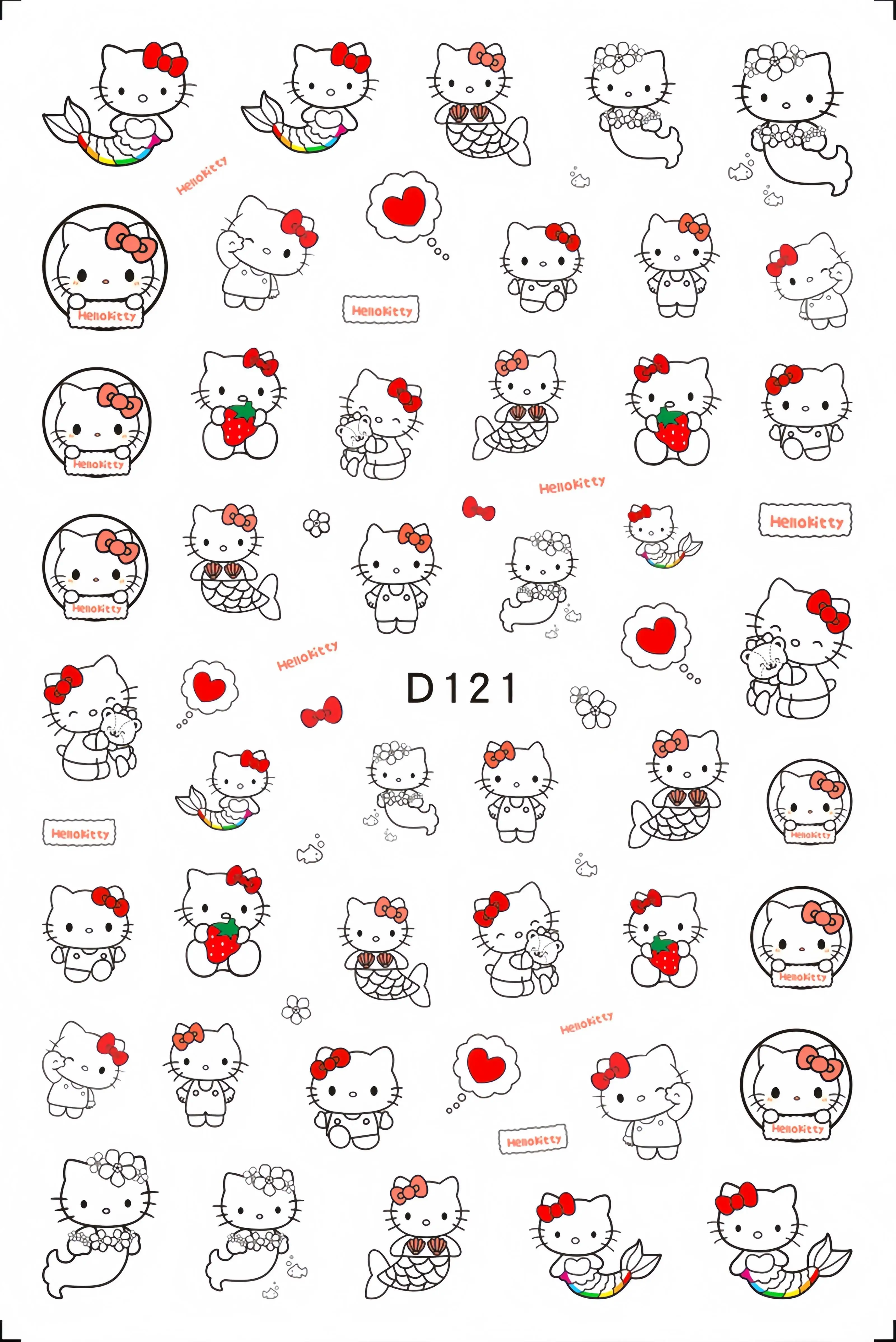 Sanrio สติกเกอร์การ์ตูน Hello Kitty Cinnamoroll ของเล่นเด็ก, สติกเกอร์อนิเมะ Kuromi pochacco Keroppi