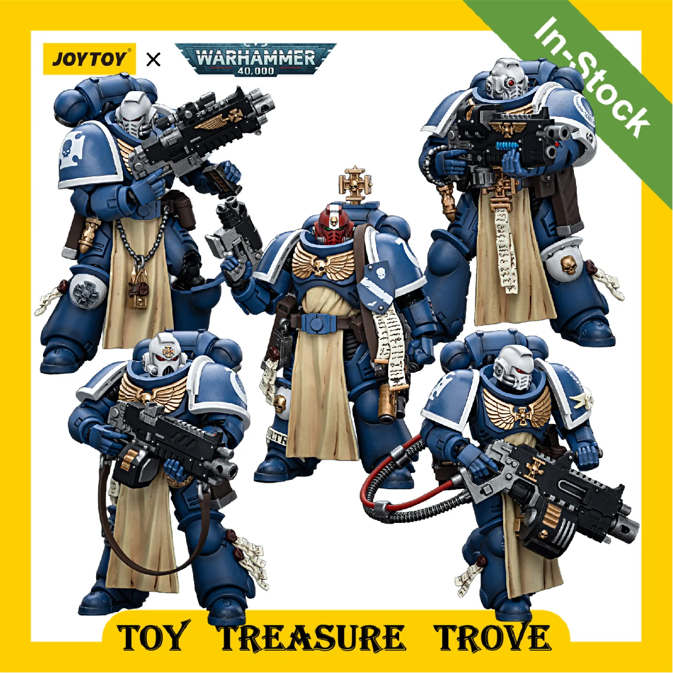 

[In stock] JOYTOY Action Figure 1/18 40k Space Wolves Ultramarines Sternguard Veteran Anime Model Toys Gift