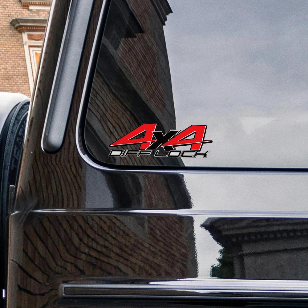 For Jimny Ranger Navara 4x4 Off Road Diff Lock Vinyl Decal Sticker Fits All Wheel Drive Car Sticker Car Exterior Accessories