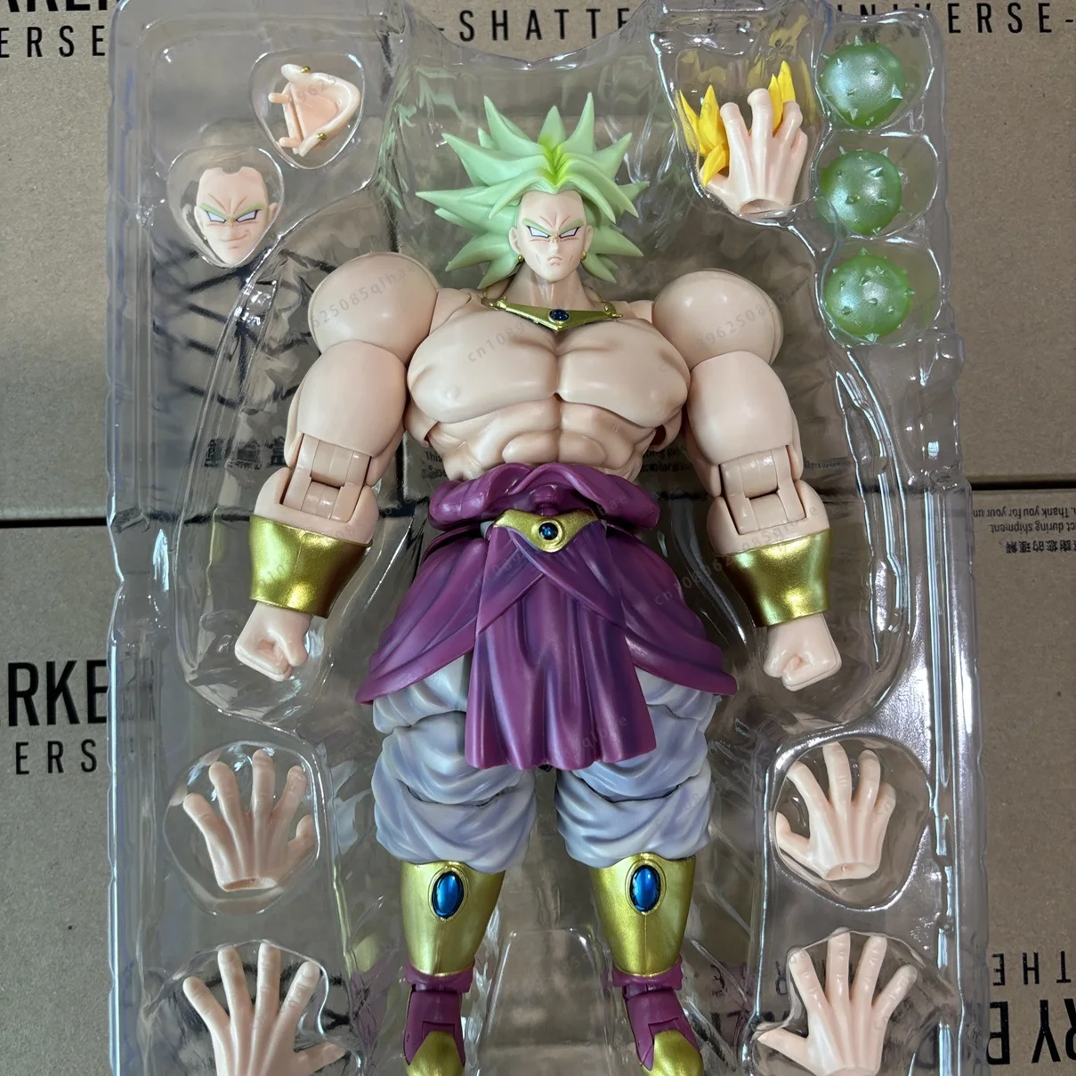 متوفر في المخزون لعبة دراغون بول شيطاني صالح DF SHF الأسطوري Berserker شاتر الكون برولي عمل الشكل لعبة نموذج هدية