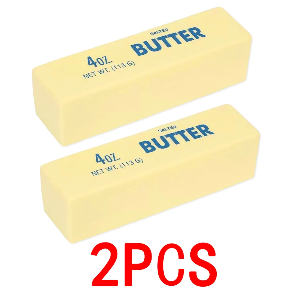 3 Stile Squishy Butter-Stick Spielzeug, langsam aufsteigendes Quetschspielzeug, Butterriegel Fidget Toy, Anti-Stress-Handentspannungsgeschenk