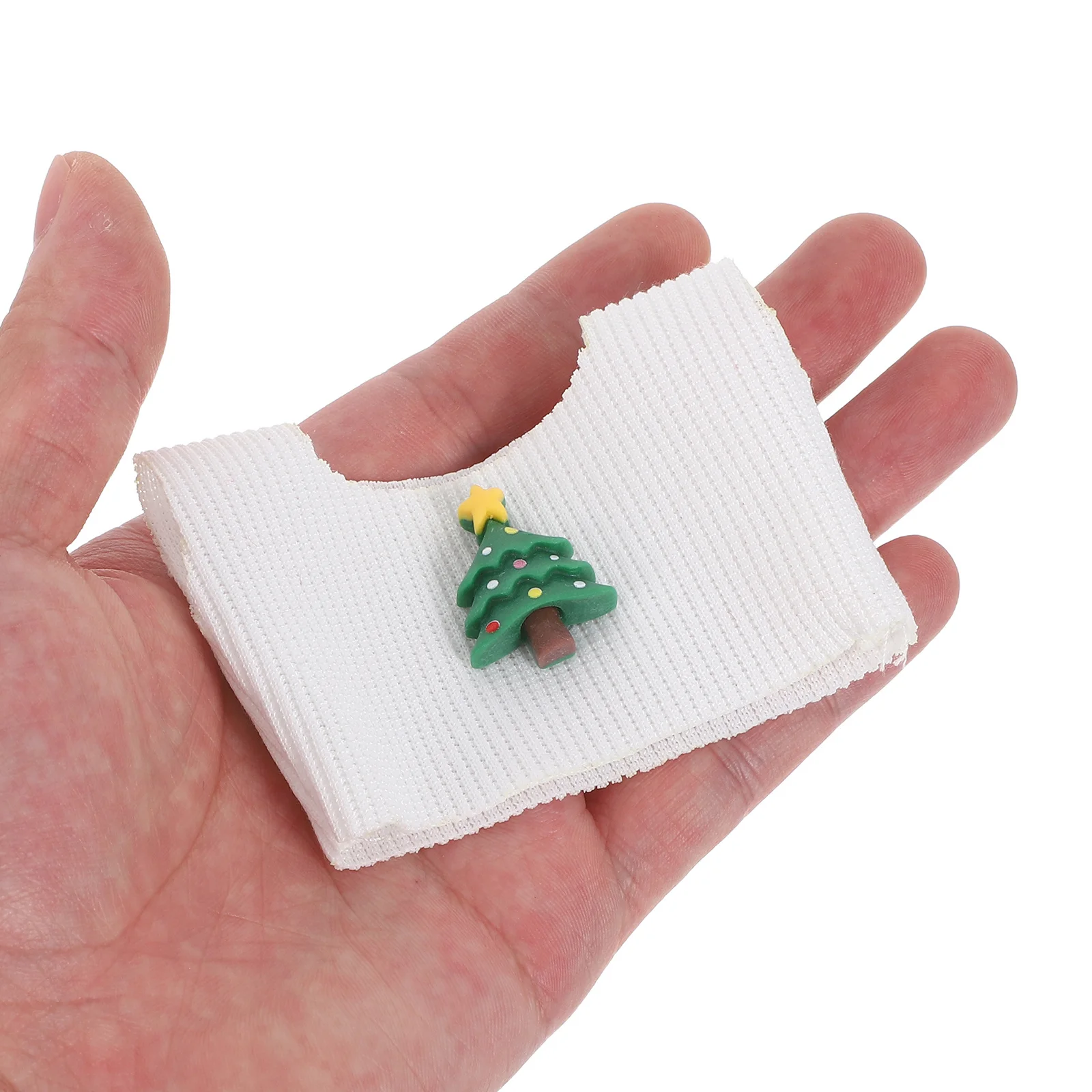 

1 set Clothes Set For 1 2 3 Red Santa Skirt Knitted Sweater Earmuffs Scarf Winter Holiday Outfit Pretend Play Accessory