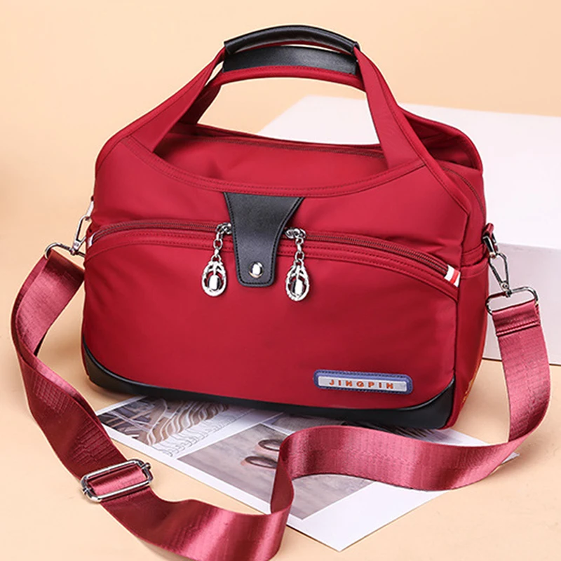 Nylon Shoulder Women\'s Bag Waterproof Handbag Large Capacity Crossbody Bag Fashion lady Handle Bag Multifunction Purse