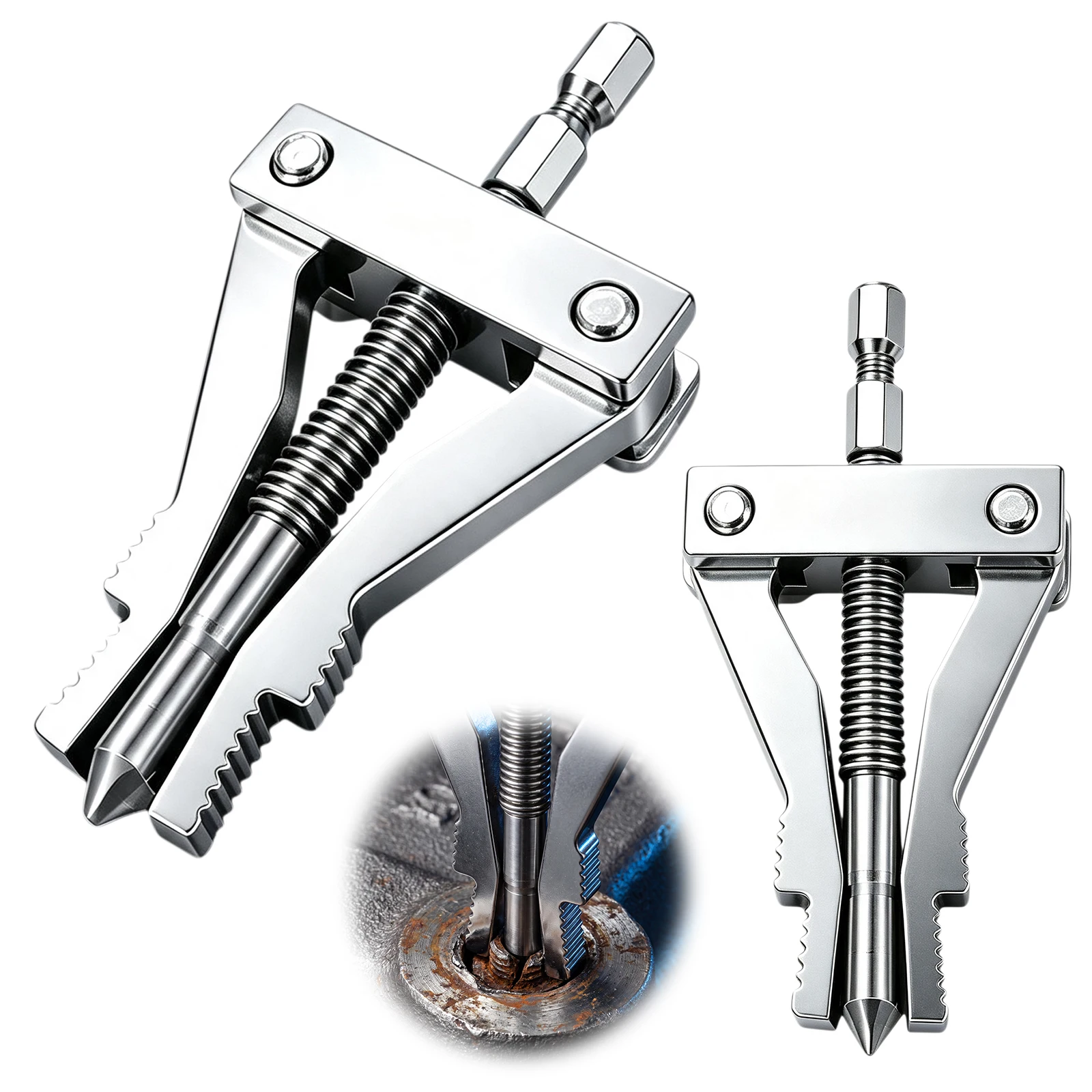 Faucet Angle Valve Wire Extractor Hex Shank Pipe Repair Tool Versatile Broken Wire Extractor for Effortless Broken Pipe