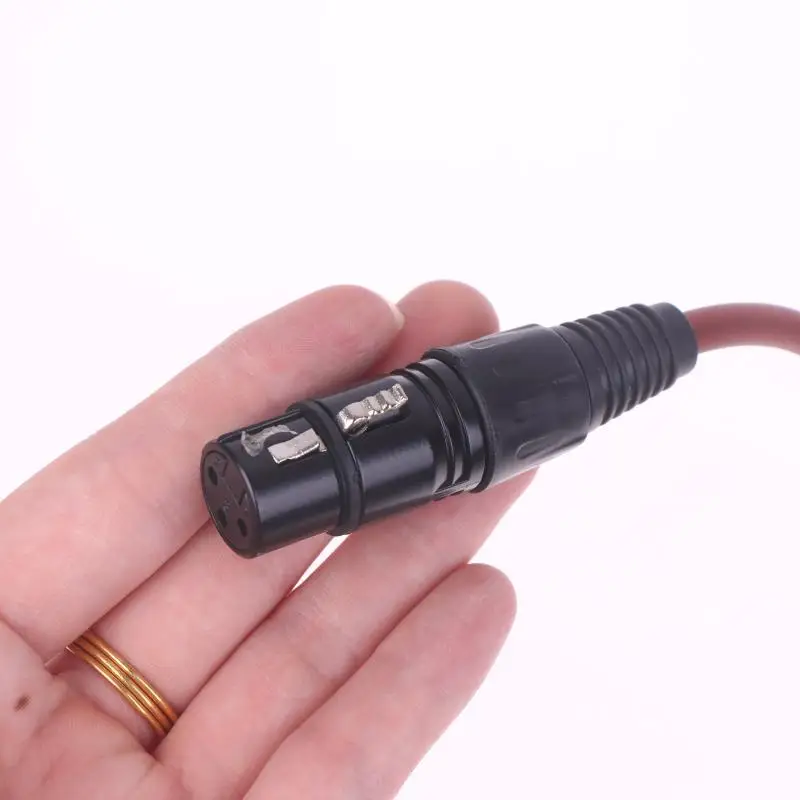 New1 Piece 0.5/1/1.5/3/5m/10m DMX Cable 3-Pin Signal Connection DJ Stage Lights Parts For LED Par Wash Moving Head Spot Lighting