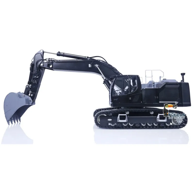 LR945 1/14 LESU Metal RC Excavator RTR Aoue Hydraulic Black Tracks Digger PL18EV Lite Toucan RC Hobby Engineering Vehicle Toys