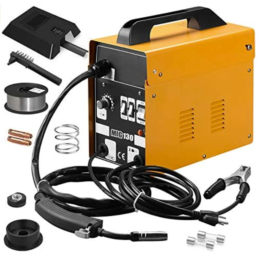 Styler Spot Welding Machine Portable MIG Welding Equipment,130 MIG Flux Core Wire Automatic Feed Welding Machine