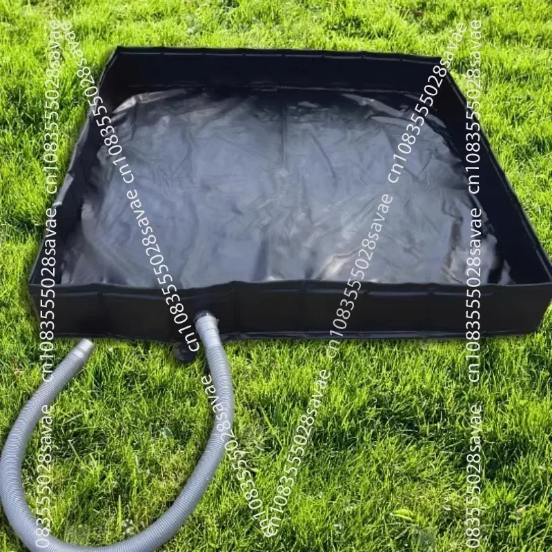 Camping PVC Shower Tray Outdoor Movable Water Catch Tent Pool Portable Bathing Pool