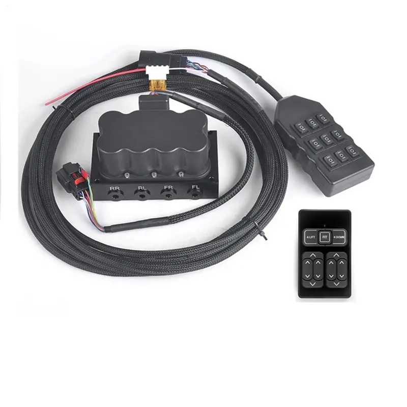 

Универсальный пневматический электромагнитный клапан управления подвеской AT92 с коллектором, рукояткой и пультом дистанционного управления