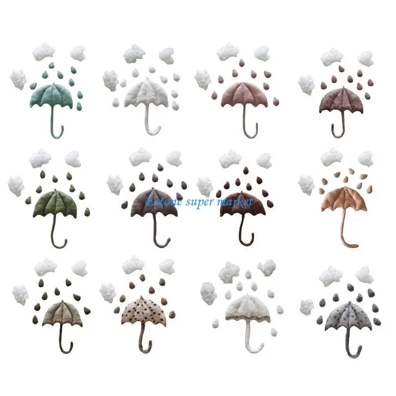 090B Newborn Photography Props Umbrella Cloud Photo Posing Props Set Baby Photoshooting Photo Backdrop Decors Shower Gift