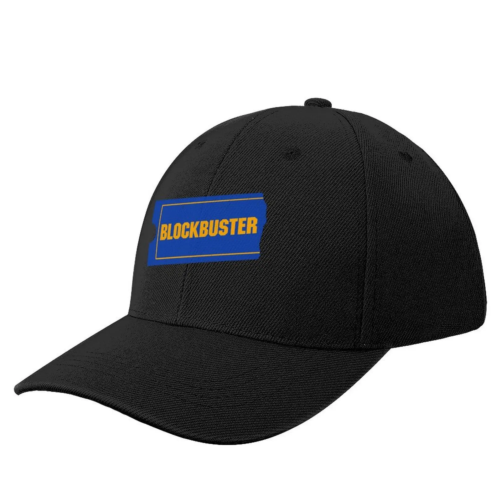 

Blockbuster Video Logo Baseball Cap Hat Man For The Sun winter hats for men Beach Outing Sunscreen Women's Men's