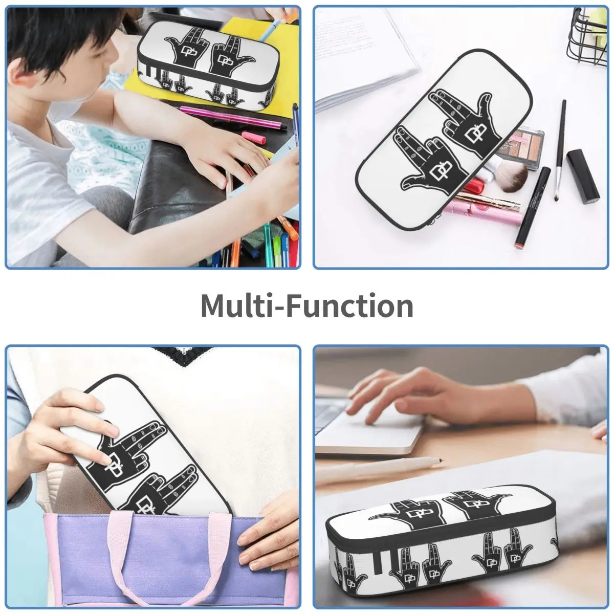 Signe กรกฎาคม Dor Et Platine ดินสอสําหรับของขวัญนักเรียนกล่องปากกาดินสอกระเป๋าเครื่องเขียนผู้ถือปากกากระเป๋า