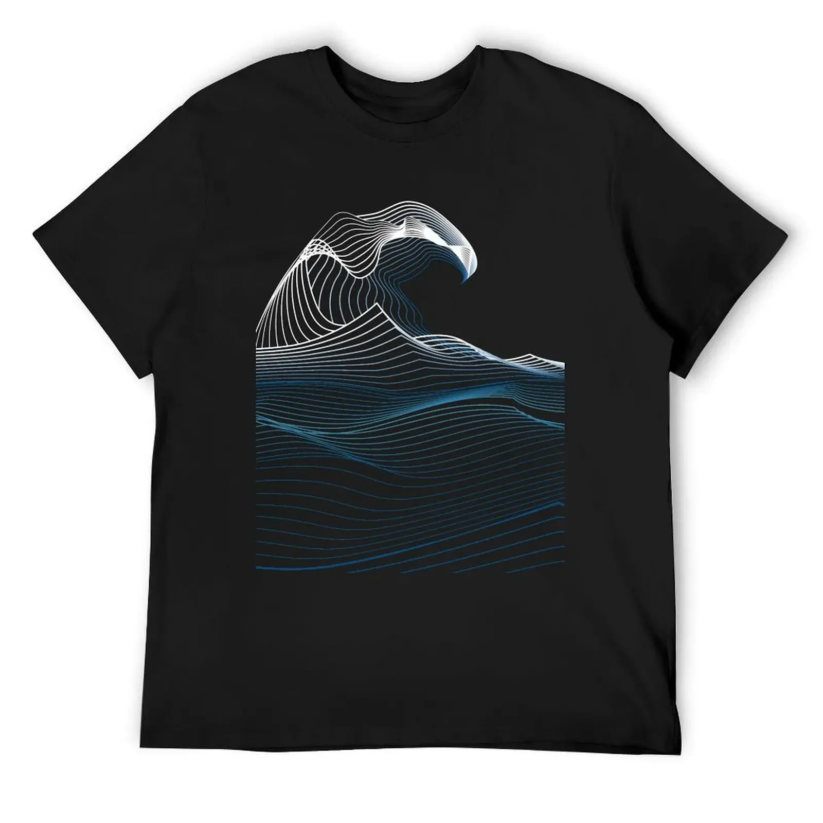 

Dramabite The Minimal Wave off Kanagawa T-Shirt hippie clothes sports fans Personalized t-shirt graphics mens t shirts