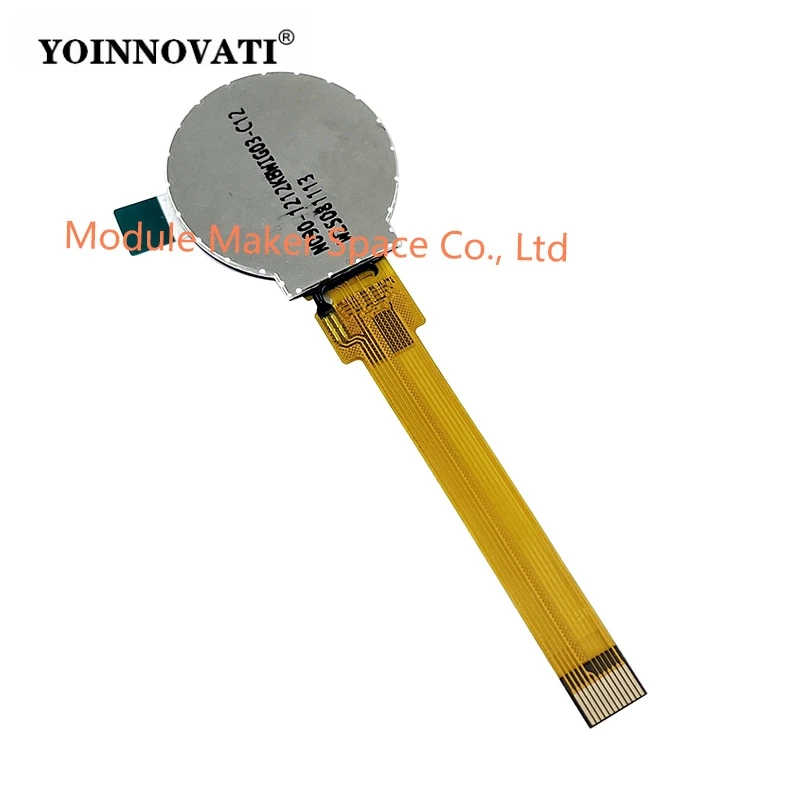 0.9-inch TFT LCD Display Module, 128x128 Round SPI Color Screen ST7735 Driver