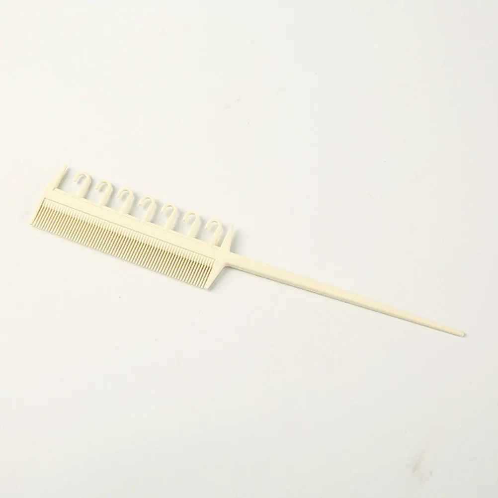 

NOLITOY 2 шт., расческа-хайлайтер, парикмахерский инструмент для укладки волос, расческа-краска, острый хвост, пластиковая парикмахерская расческа