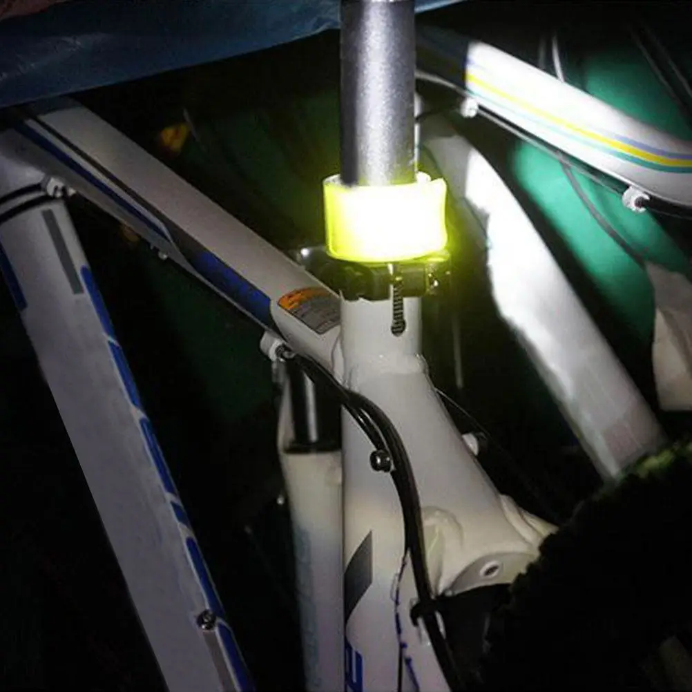 

12Pcs Adjustable Reflective PVC Wrist Bands Slap Bracelets Safety Armbands for Night Running Walking Hiking Jogging