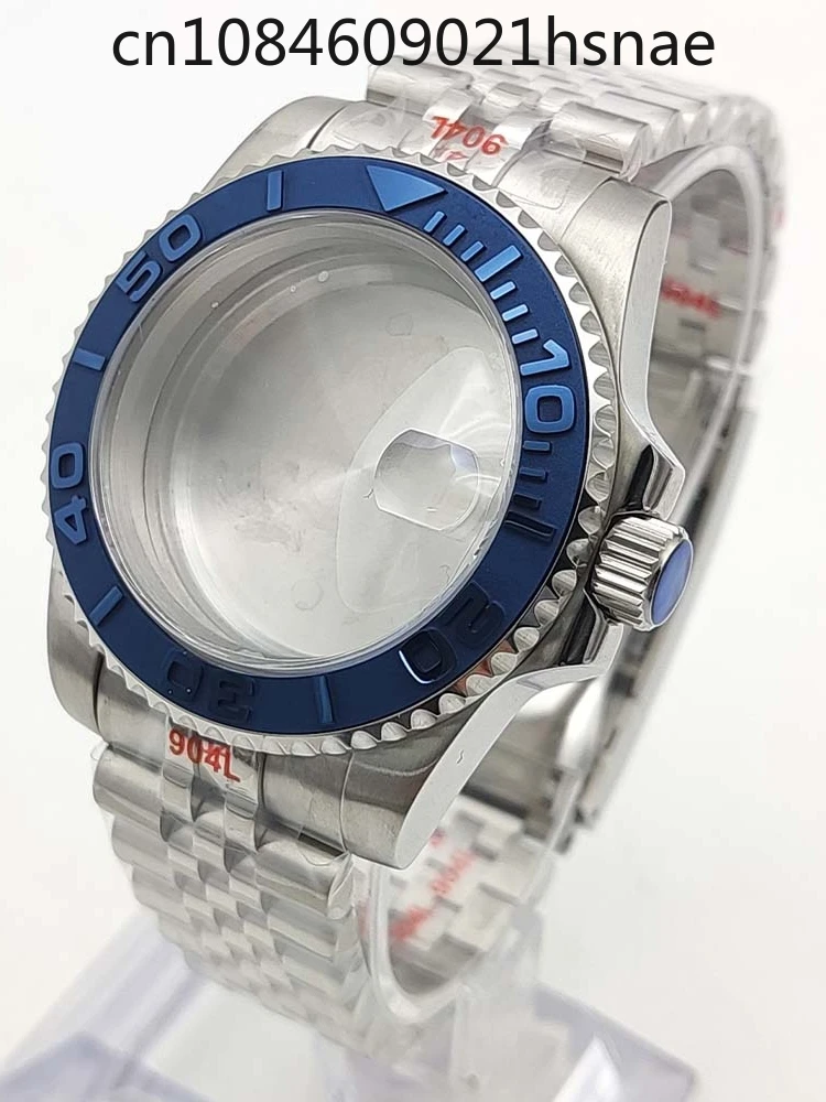 40MM stainless steel case + strap, suitable for NH35/4R/7S/NH70 movements, watch case sapphire